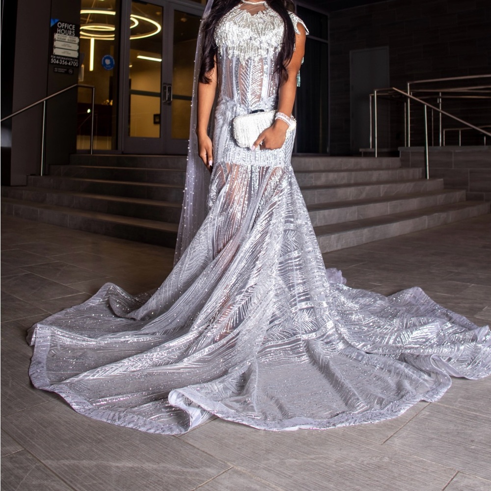 Custom made prom dress